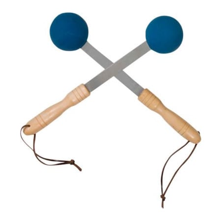 Fabrication Enterprises Bongers Percussion Massager, Blue, 1 Pair 14-1410